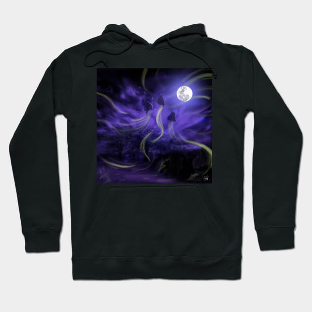 Hocus Pocus Halloween Hoodie by hollydoesart